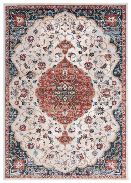 Safavieh Rosewood Row114A Ivory/Red Rug.