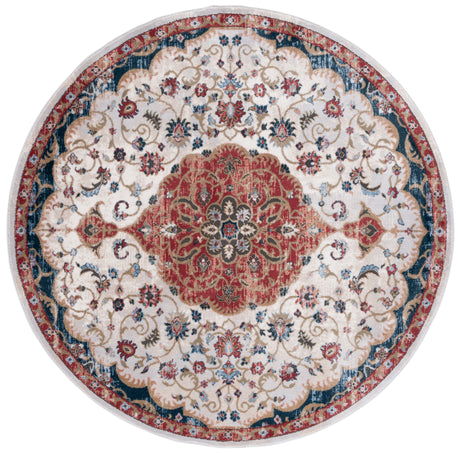 Safavieh Rosewood Row114A Ivory/Red Rug.