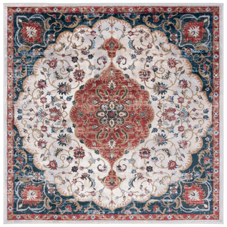 Safavieh Rosewood Row114A Ivory/Red Rug.