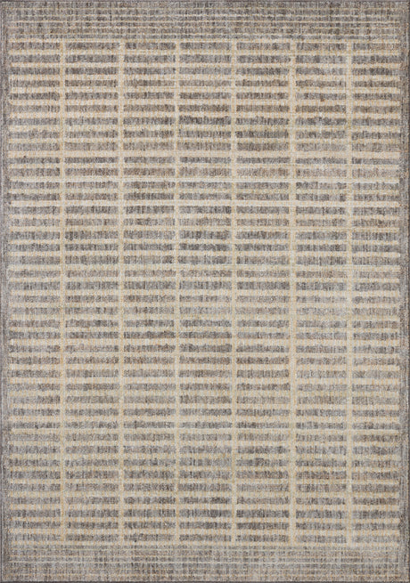 Loloi Roxie ROX-02 Contemporary Power Loomed Smoke, Natural Rug