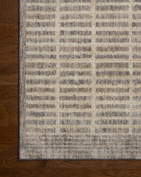 Loloi Roxie ROX-02 Contemporary Power Loomed Smoke, Natural Rug