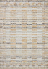 Loloi Roxie ROX-03 Contemporary Power Loomed Granite, Gold Rug