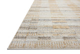 Loloi Roxie ROX-03 Contemporary Power Loomed Granite, Gold Rug