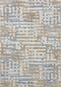 Loloi Roxie ROX-04 Contemporary Power Loomed Ivory, Denim Rug