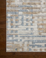 Loloi Roxie ROX-04 Contemporary Power Loomed Ivory, Denim Rug