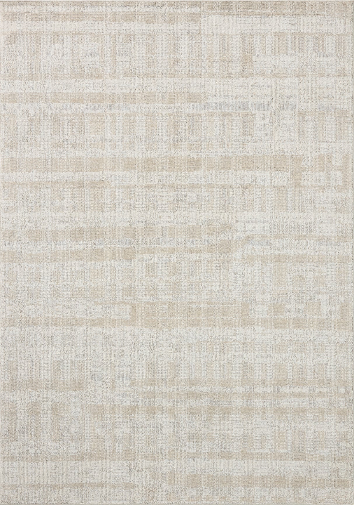 Loloi Roxie ROX-05 Contemporary Power Loomed Ivory, Natural Rug