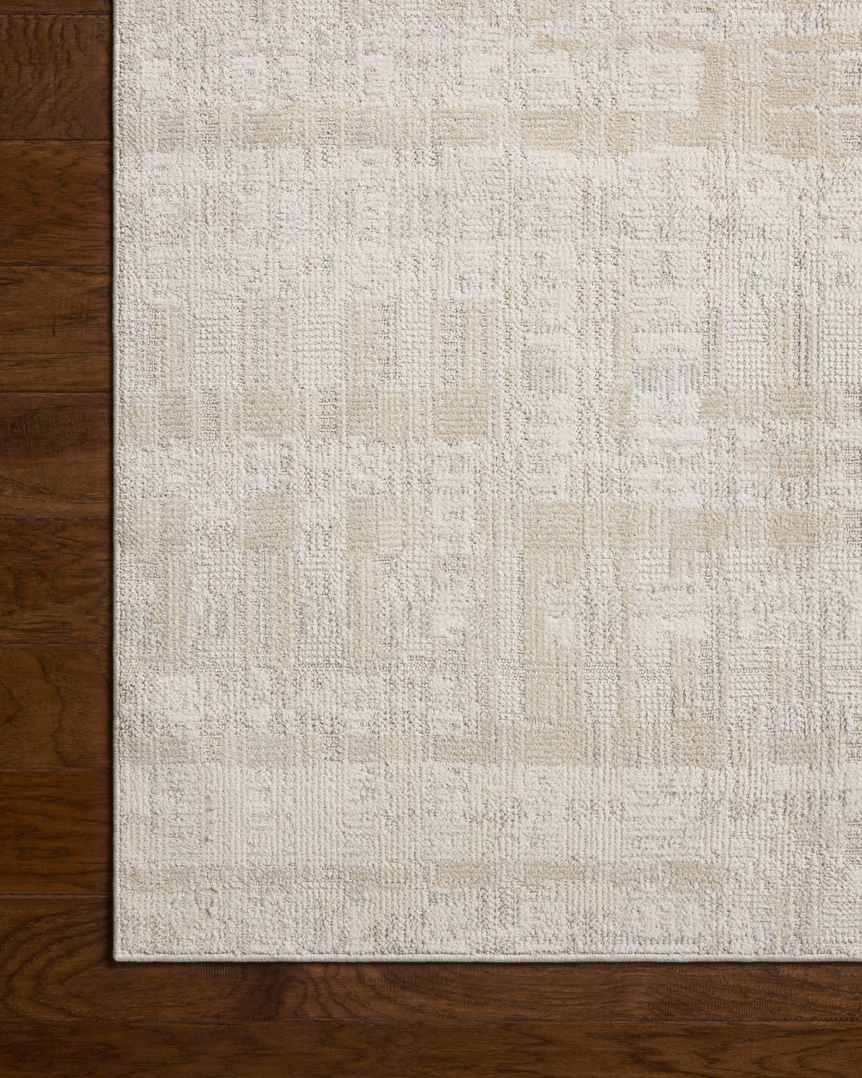 Loloi Roxie ROX-05 Contemporary Power Loomed Ivory, Natural Rug
