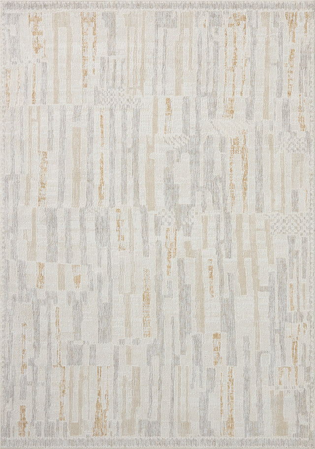 Loloi Roxie ROX-08 Contemporary Power Loomed Natural, Sand Rug
