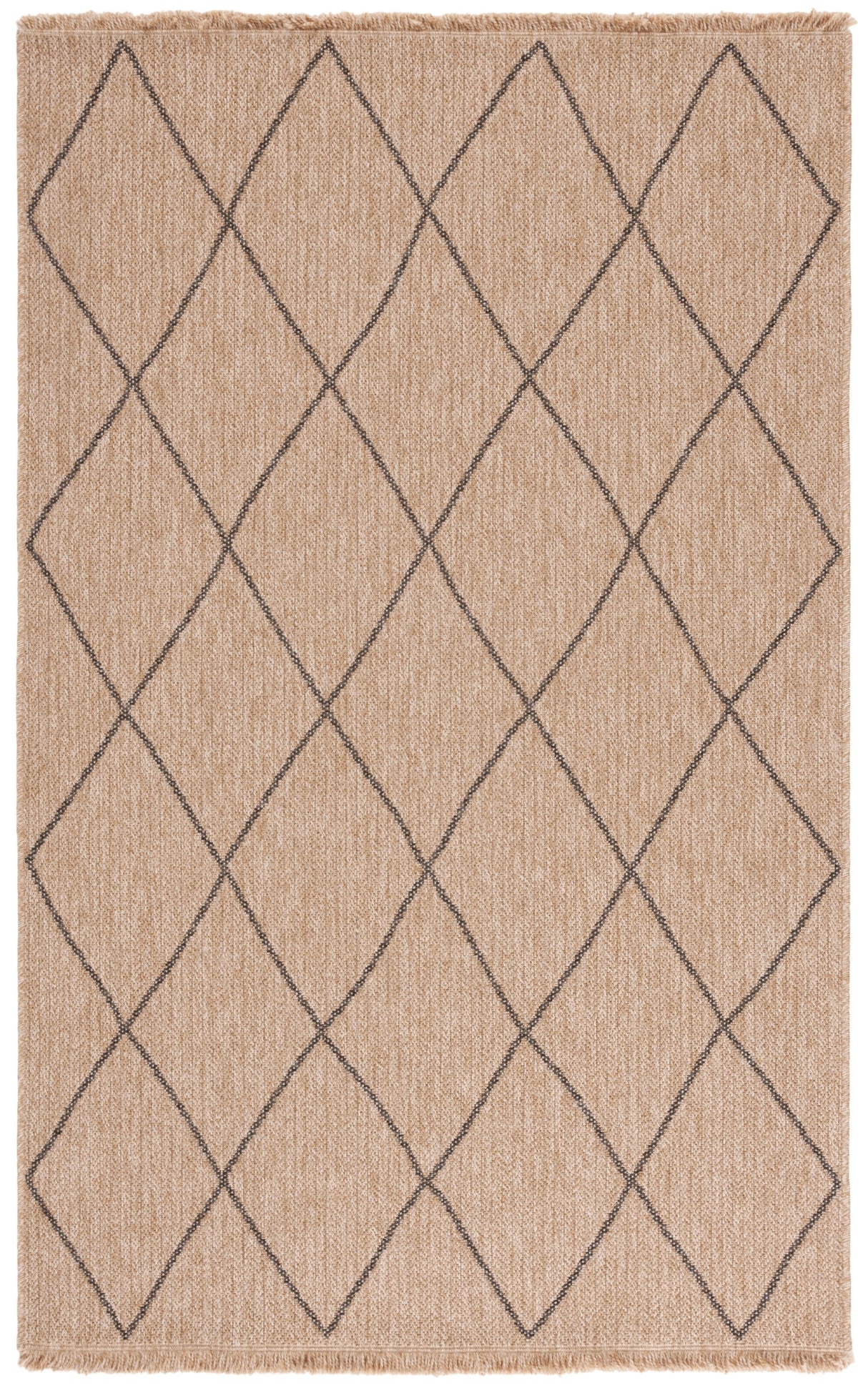 Safavieh Retreat Rte256B Natural/Black Rug.