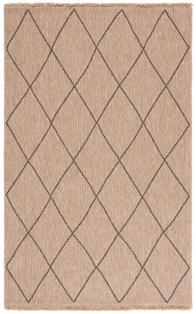 Safavieh Retreat Rte256B Natural/Black Rug.