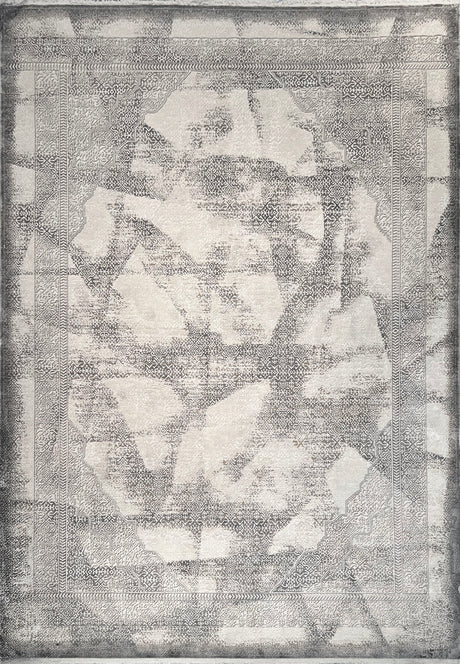 Dynamic Rugs Ruby 2189 Power Loomed Modern Grey/Ivory Rug
