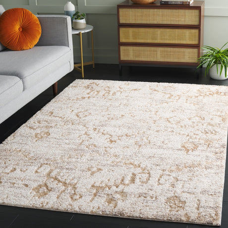 Safavieh Ravine Shag Rve350B Beige/Ivory Rug.