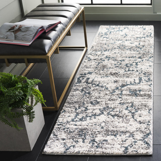 Safavieh Ravine Shag Rve350M Blue/Ivory Rug.