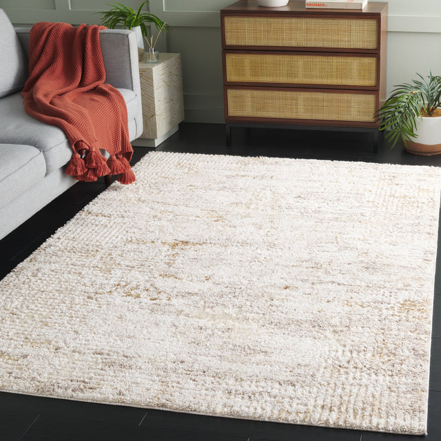 Safavieh Ravine Shag Rve356B Beige/Ivory Rug.