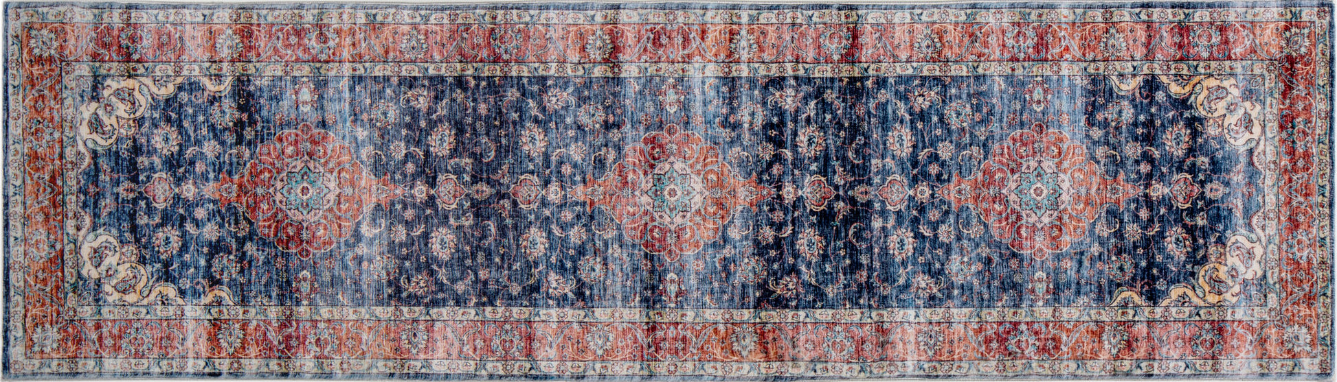 KAS Roxy 2820 Medallion Navy Area Rug