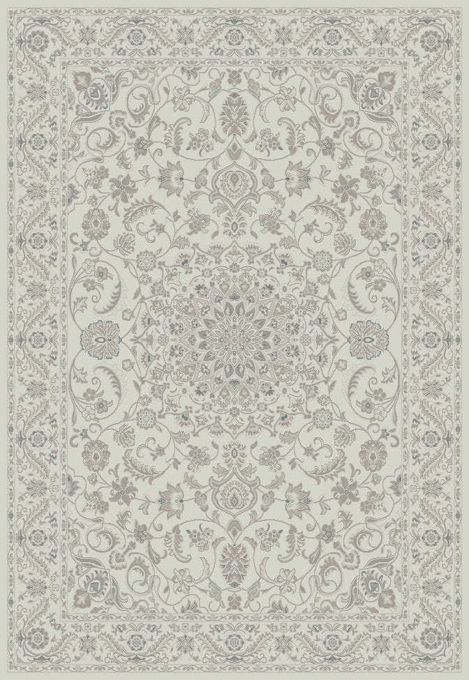 Dynamic Rugs Santana 10260 Power Loomed Traditional Cream/Grey Rug