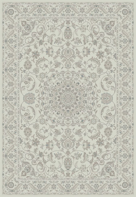 Dynamic Rugs Santana 10260 Power Loomed Traditional Cream/Grey Rug