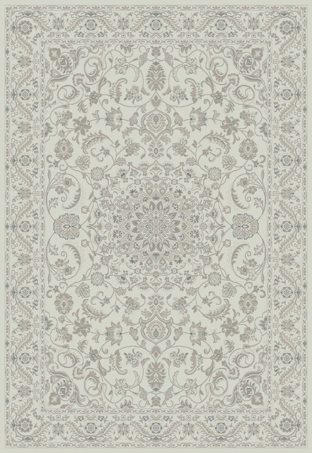 Dynamic Rugs Santana 10260 Power Loomed Traditional Cream/Grey Rug
