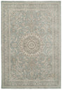 Dynamic Rugs Santana 10260 Power Loomed Traditional Blue/Beige Rug