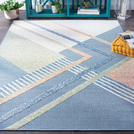 Safavieh Sarasota Sar102J Blue/Light Green Rug.