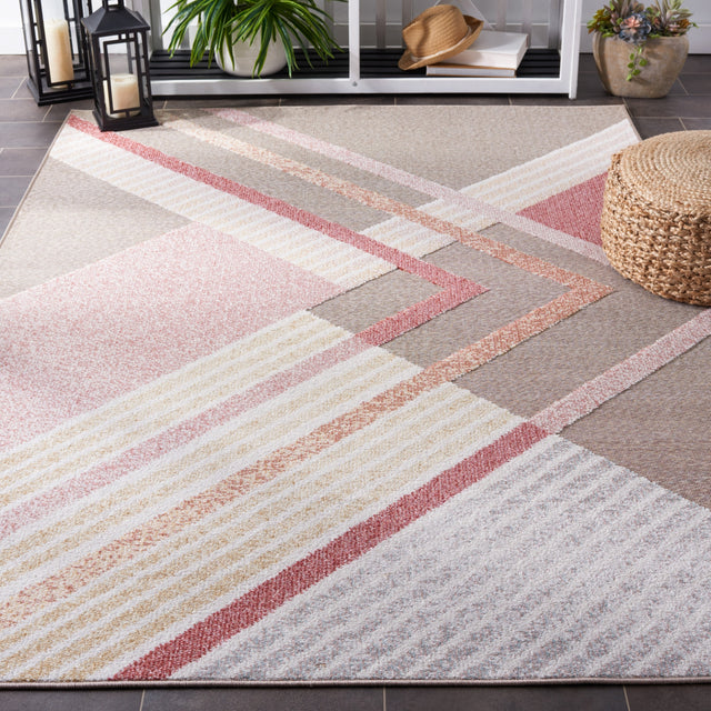 Safavieh Sarasota Sar102U Pink/Brown Rug.