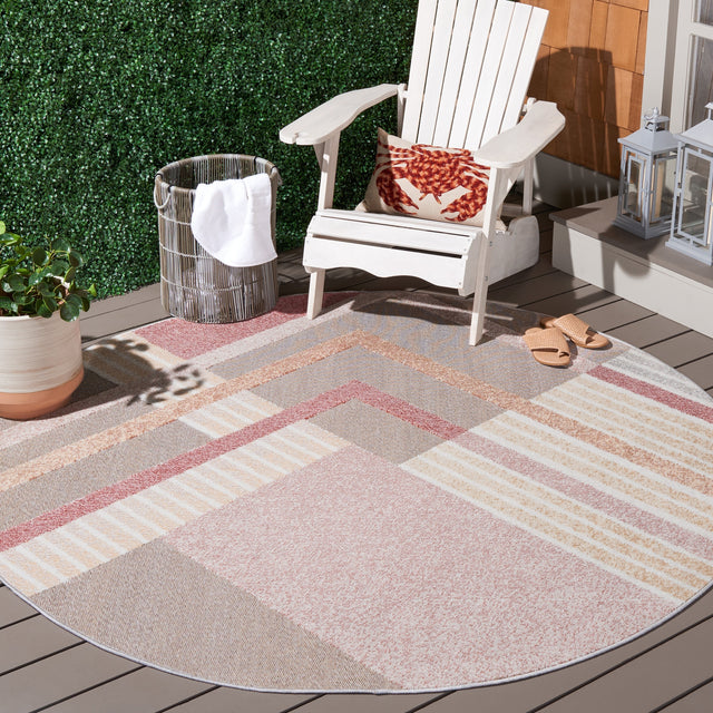 Safavieh Sarasota Sar102U Pink/Brown Rug.