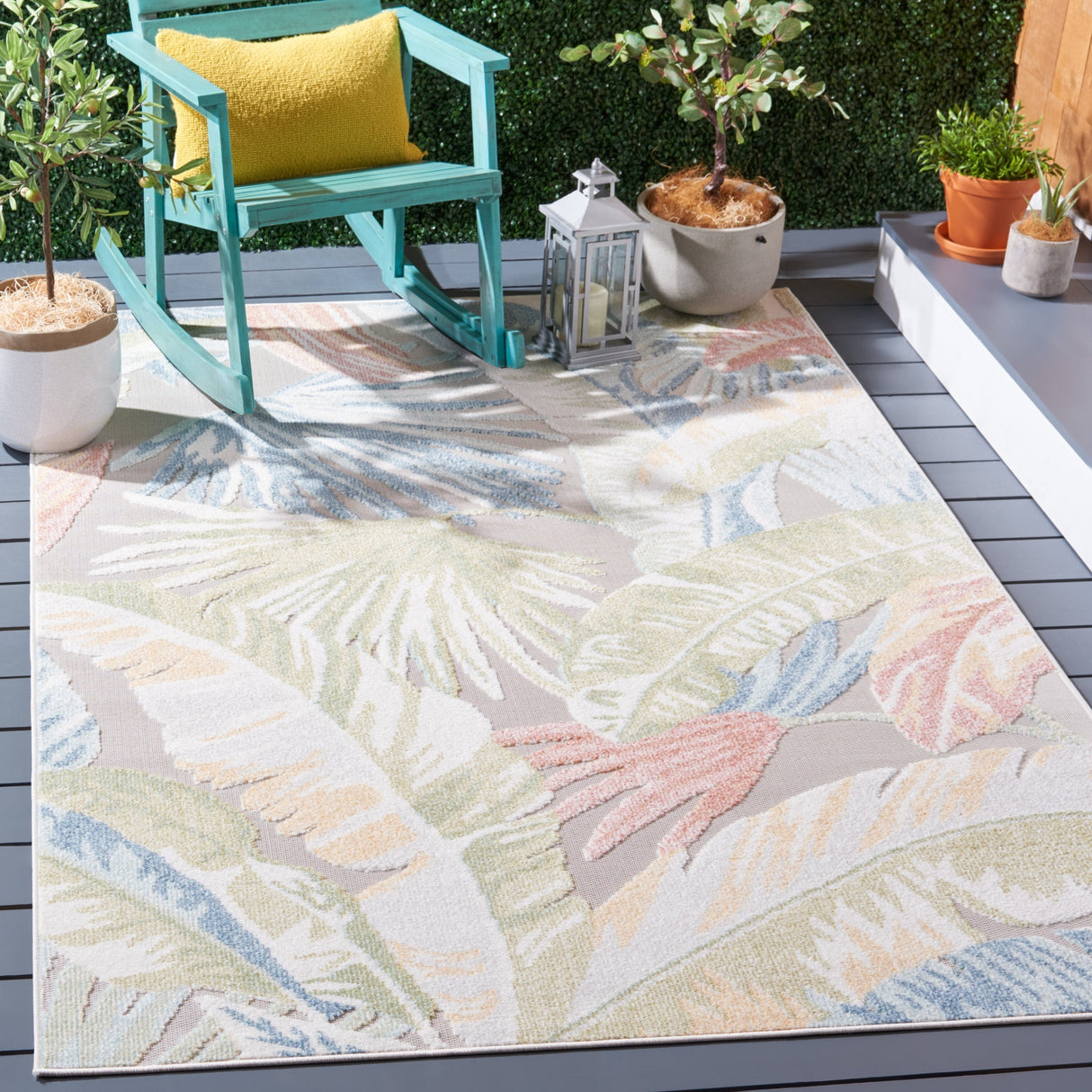 Safavieh Sarasota Sar106W Light Green/Beige Rug.