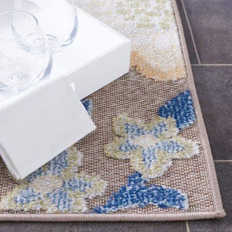 Safavieh Sarasota Sar108J Navy/Brown Rug.