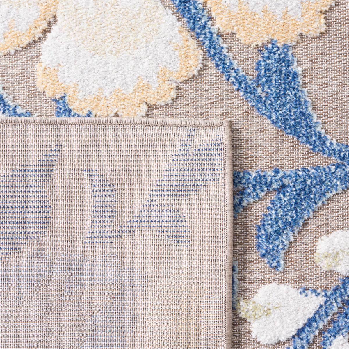 Safavieh Sarasota Sar108J Navy/Brown Rug.