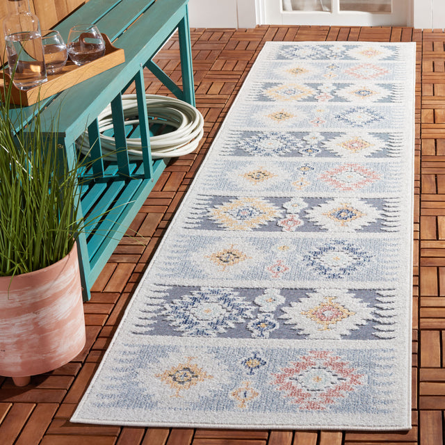 Safavieh Sarasota Sar114J Light Blue/Grey Rug.