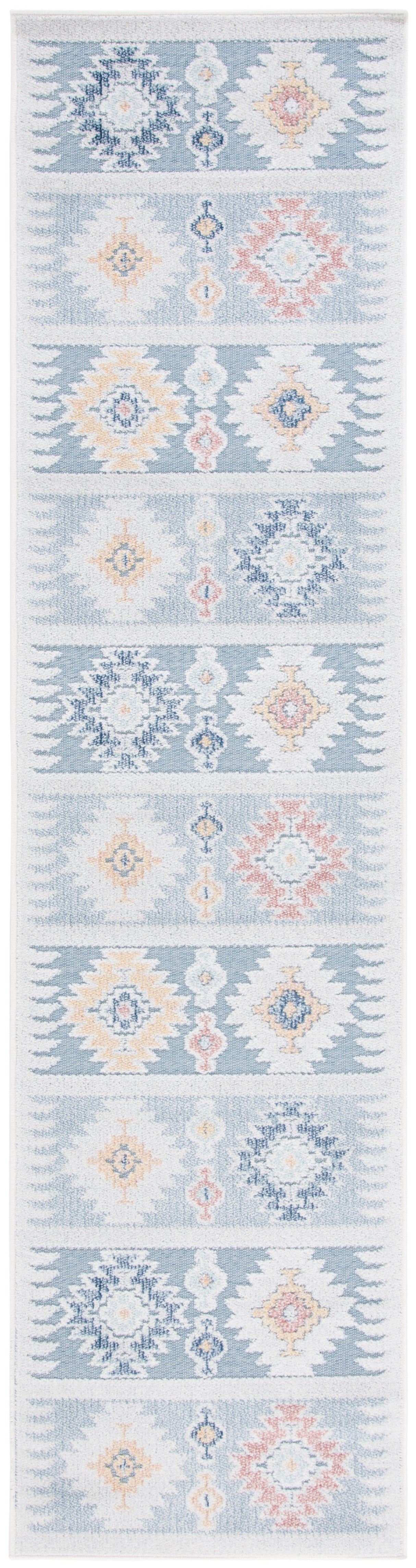 Safavieh Sarasota Sar114J Light Blue/Grey Rug.