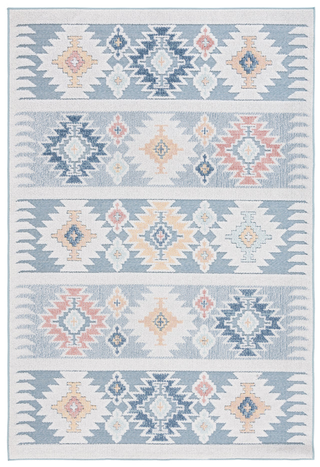 Safavieh Sarasota Sar114J Light Blue/Grey Rug.