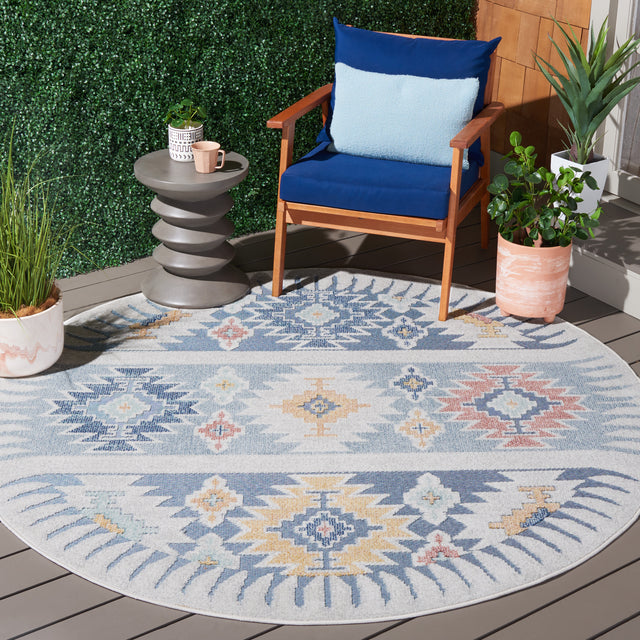 Safavieh Sarasota Sar114J Light Blue/Grey Rug.