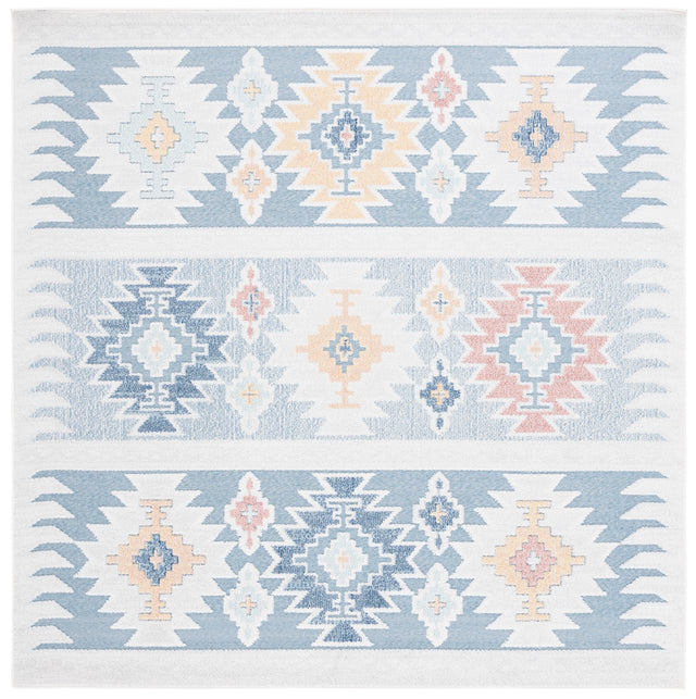 Safavieh Sarasota Sar114J Light Blue/Grey Rug.