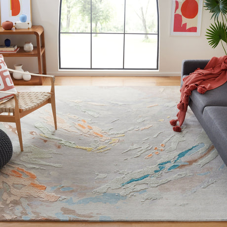 Safavieh Saint Tropez Sat101F Grey/Sage Rug.