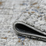 Amer Savannah SAV-4 Gray / Gold area rug - rolled view