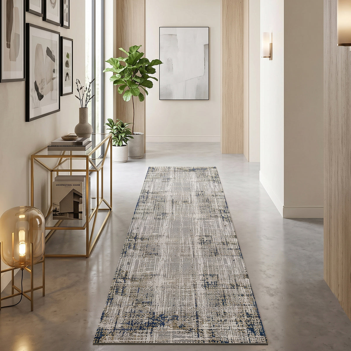 Amer Savannah SAV-4 Gray / Gold area rug - lifestyle view