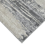 Amer Savannah SAV-5 Gray / Blue area rug - corner view