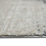 Amer Savannah SAV-5 Gray / Blue area rug - profile view