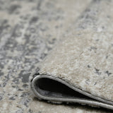 Amer Savannah SAV-5 Gray / Blue area rug - rolled view