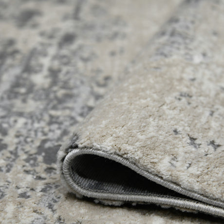Amer Savannah SAV-5 Gray / Blue area rug - rolled view