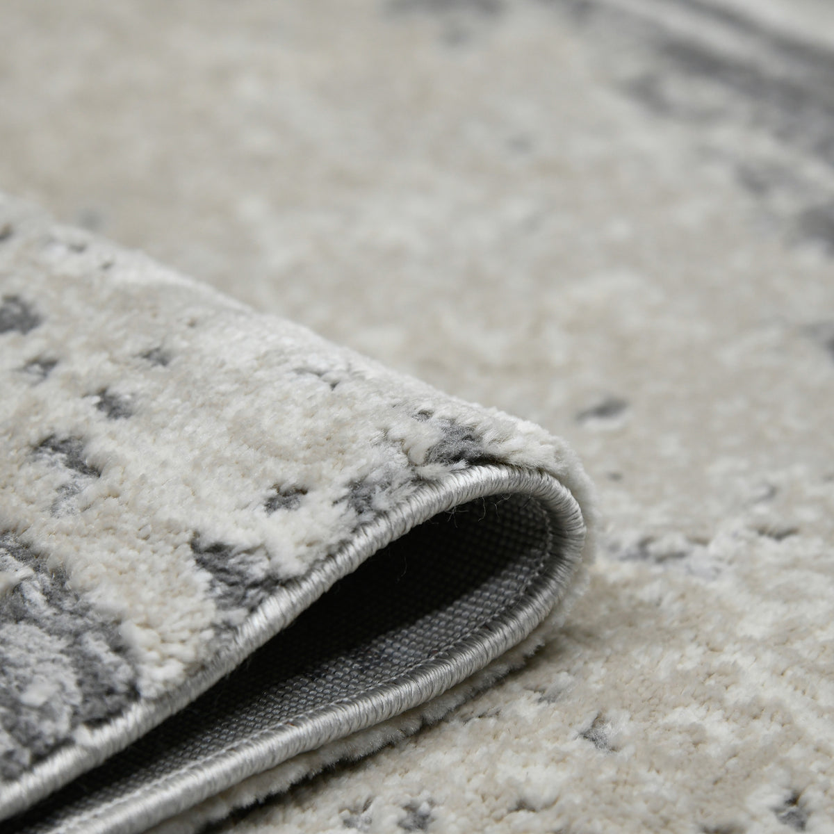 Amer Savannah SAV-5 Gray / Blue area rug - rolled view