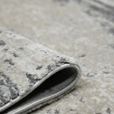 Amer Savannah SAV-5 Gray / Blue area rug - rolled view