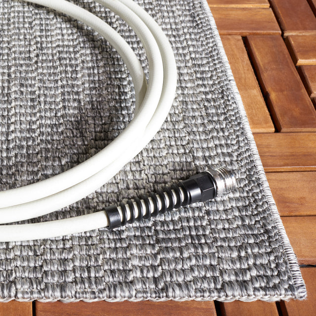 Safavieh Sisal All-Weather Saw420F Dark Grey Rug.