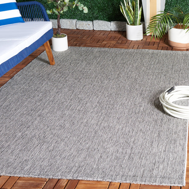 Safavieh Sisal All-Weather Saw420F Dark Grey Rug.