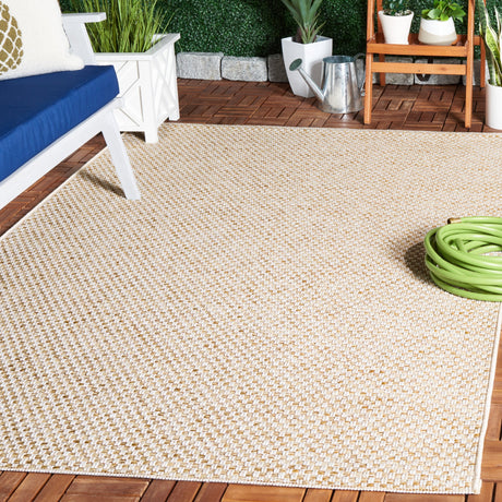 Safavieh Sisal All-Weather Saw460B Natural/Ivory Rug.