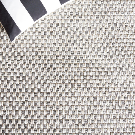 Safavieh Sisal All-Weather Saw460F Grey/Ivory Rug.