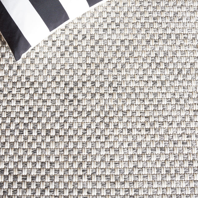 Safavieh Sisal All-Weather Saw460F Grey/Ivory Rug.