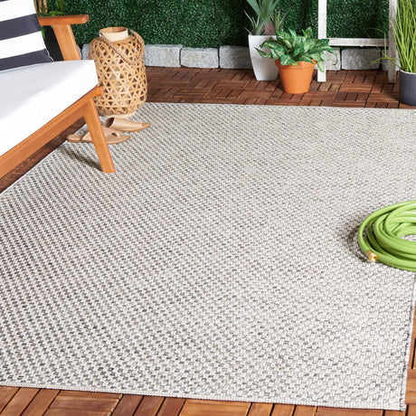 Safavieh Sisal All-Weather Saw460F Grey/Ivory Rug.