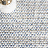 Safavieh Sisal All-Weather Saw460M Blue/Ivory Rug.